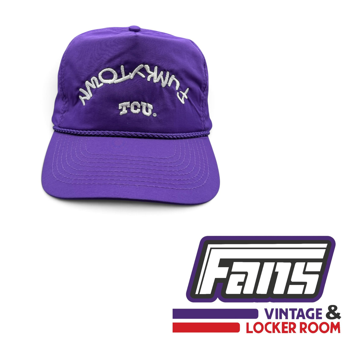 TCU Basketball Upside Down ‘Funkytown’ Throwback 90s Style Rope Hat