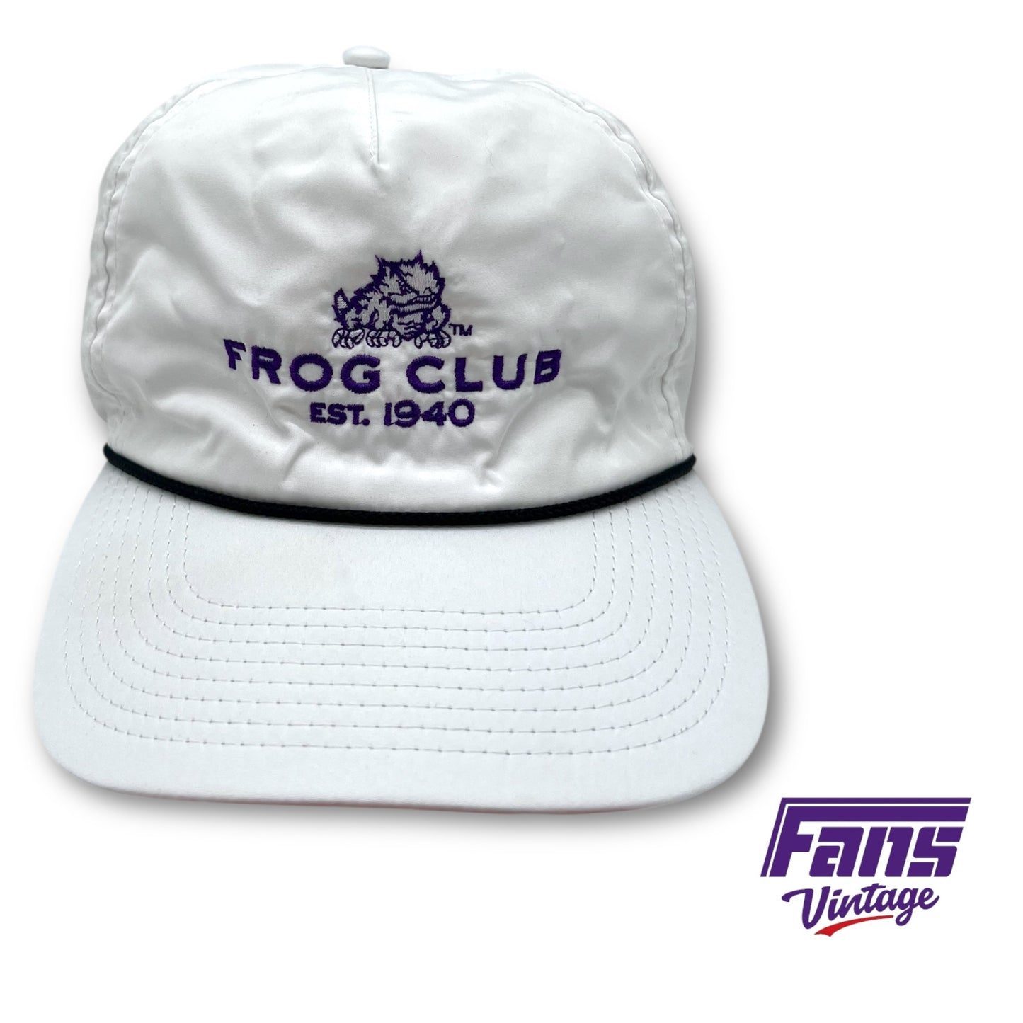 TCU Frog Club Rope Hat