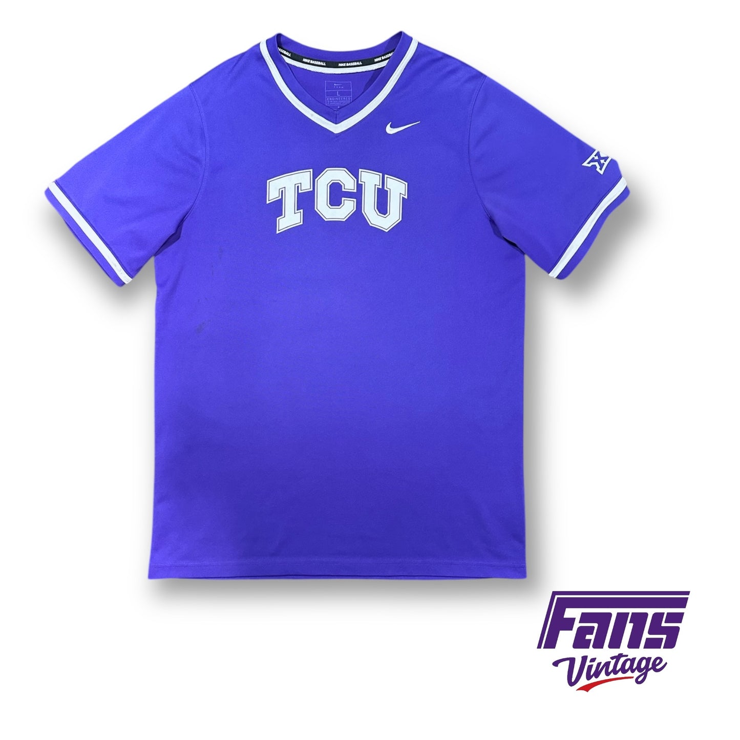 2022 TCU Baseball Game Worn Jersey - CWS Season Practice Jersey!