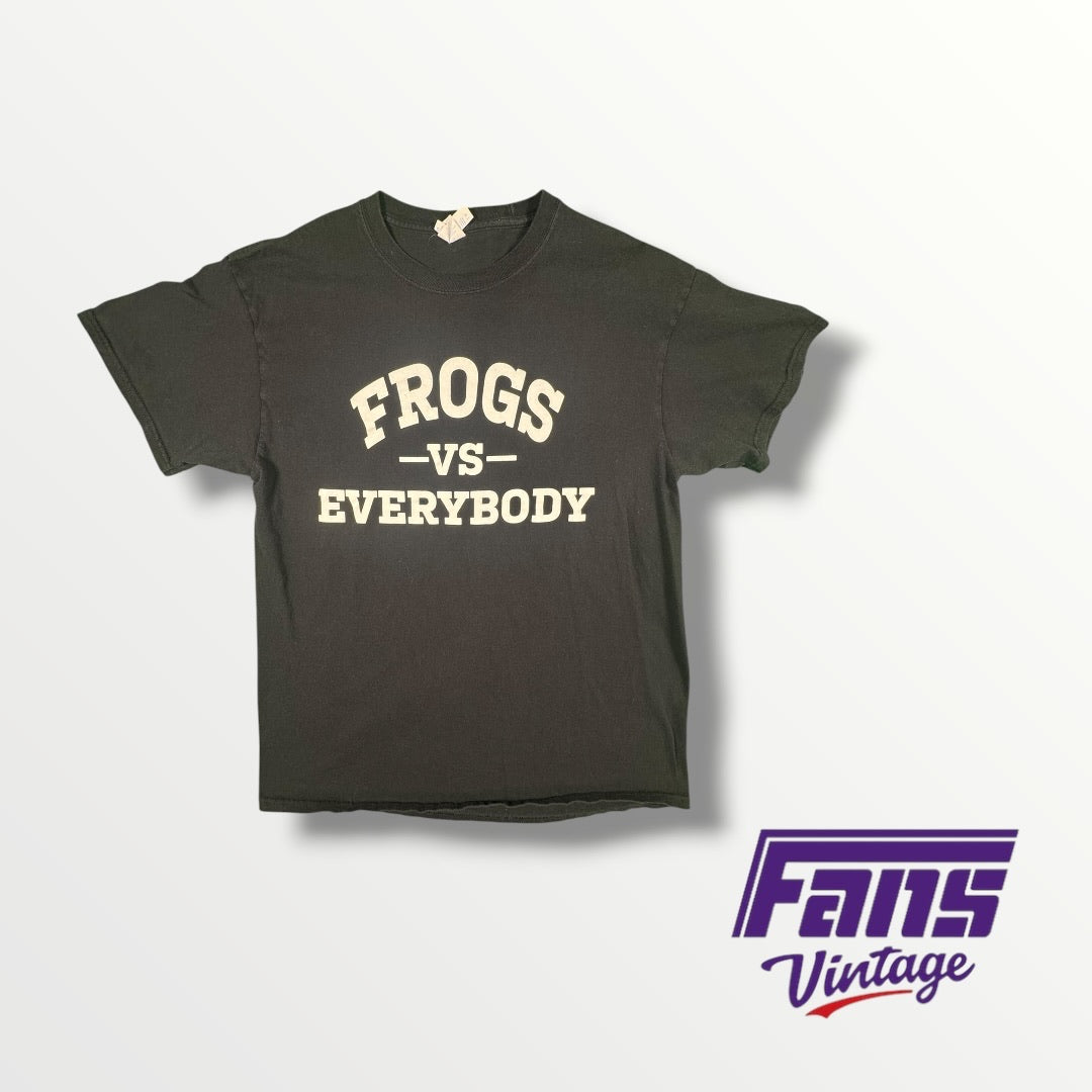 TCU Black “Frogs vs Everybody” T-Shirt