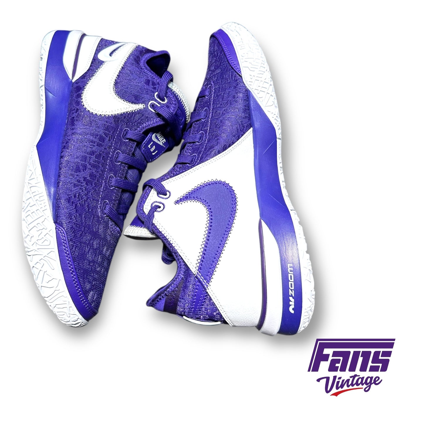 Zoom LeBron NXXT Gen TB Promo 'Team Purple’ TCU Team Exclusive Basketball Sneakers