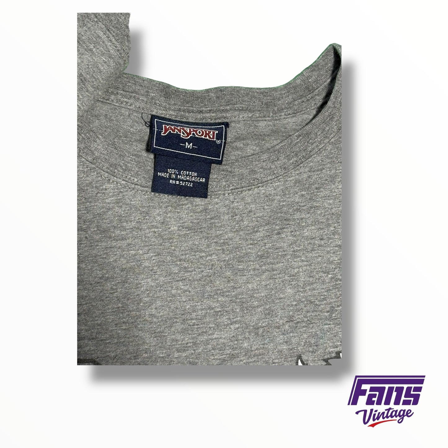 Vintage TCU long sleeve stair step print “Frogs” long sleeve shirt