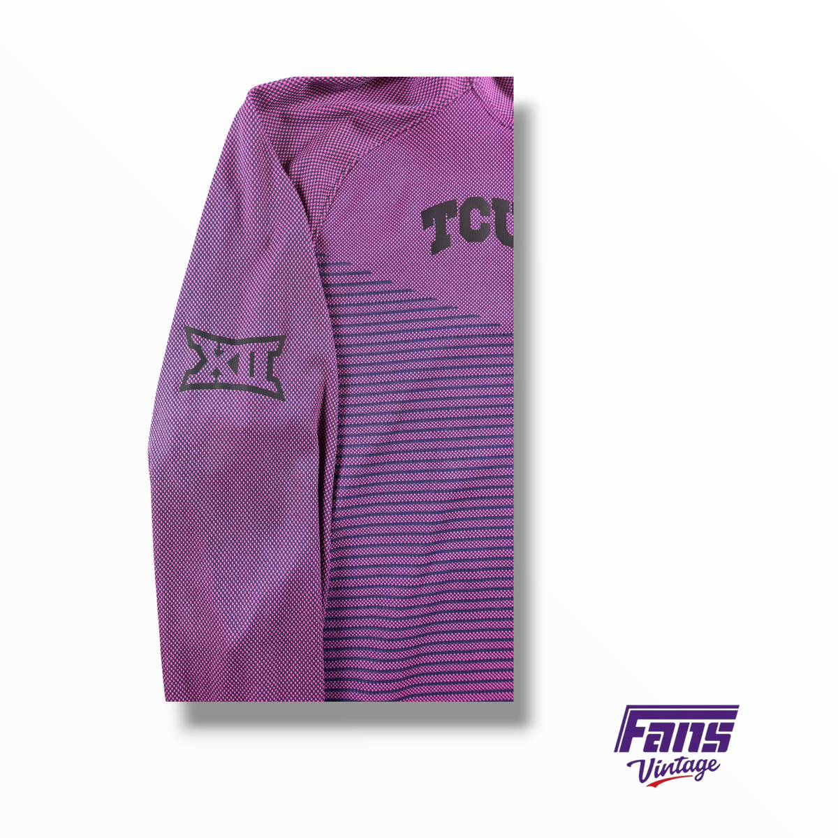 TCU Golf Team Issued Nike Premium Woven Magenta Quarter Zip