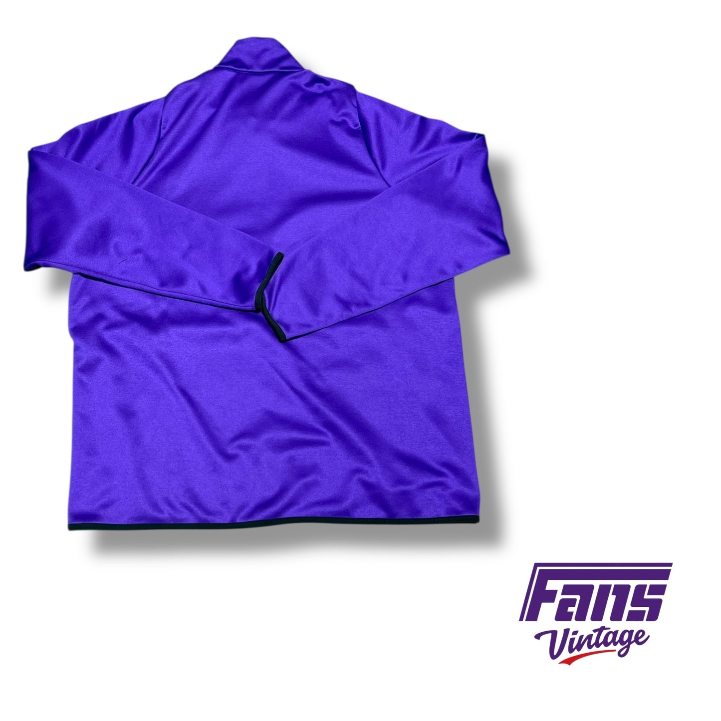 TCU Nike Team‑Issued Coach's Sideline Quarter Zip Pullover