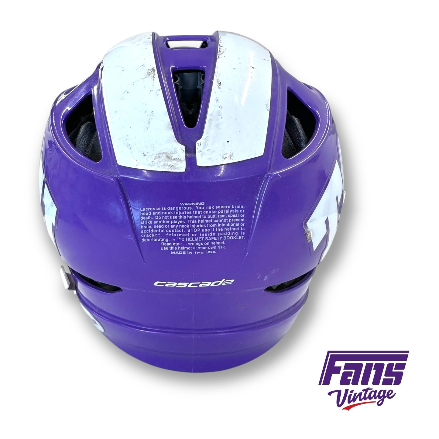 Vintage 2010s TCU Lacrosse Helmet