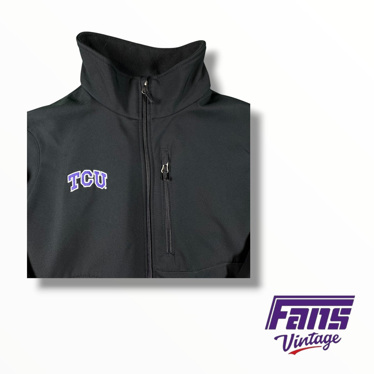 Columbia TCU Black Heavyweight Rain jacket