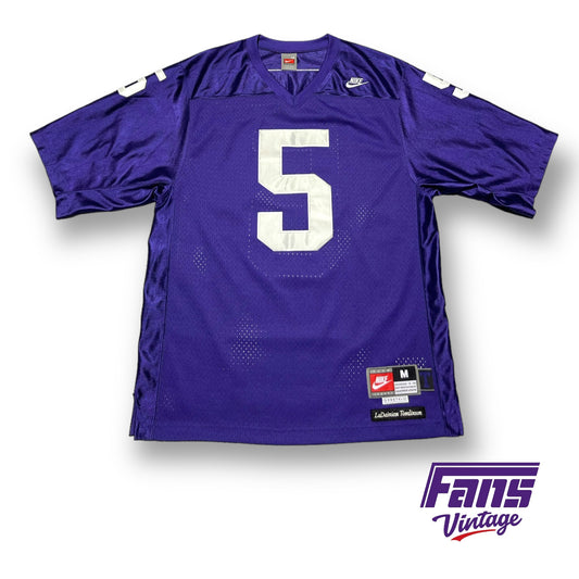 Unique TCU Football Nike LaDainian Tomlinson Jersey - Solid Purple with Block T Tag
