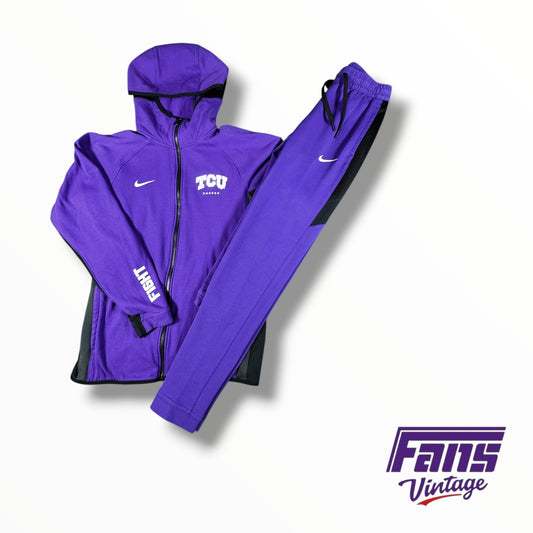TCU Soccer Team Issued Nike Custom Showtime Travel Set With ‘Fight’ Logo
