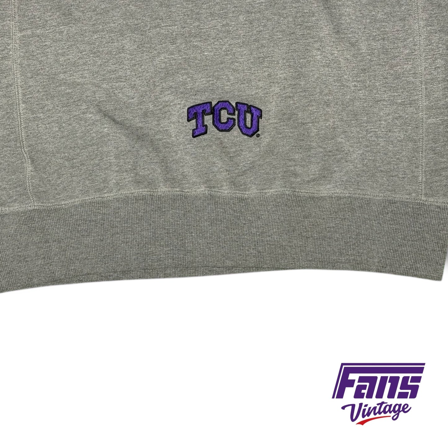 Vintage TCU Y2K Center Swoosh Team Issued Hoodie