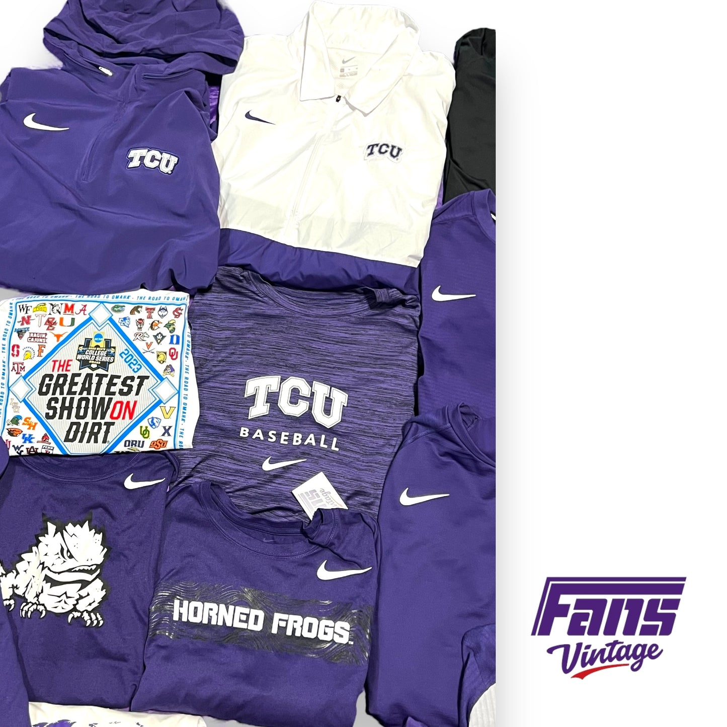 TCU Baseball Team Exclusive Bundle #2 - Size Adult XL