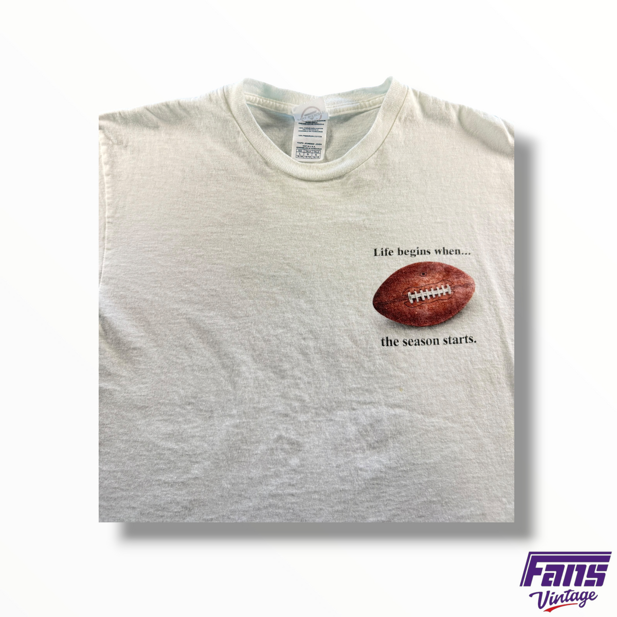 Vintage 90s “Life Begins When The Season Starts.” Shirt