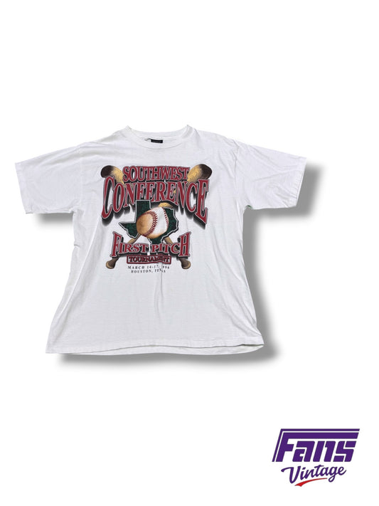 GRAIL! Vintage 1996 Southwest Conference Baseball Tournament Double Sided Tee