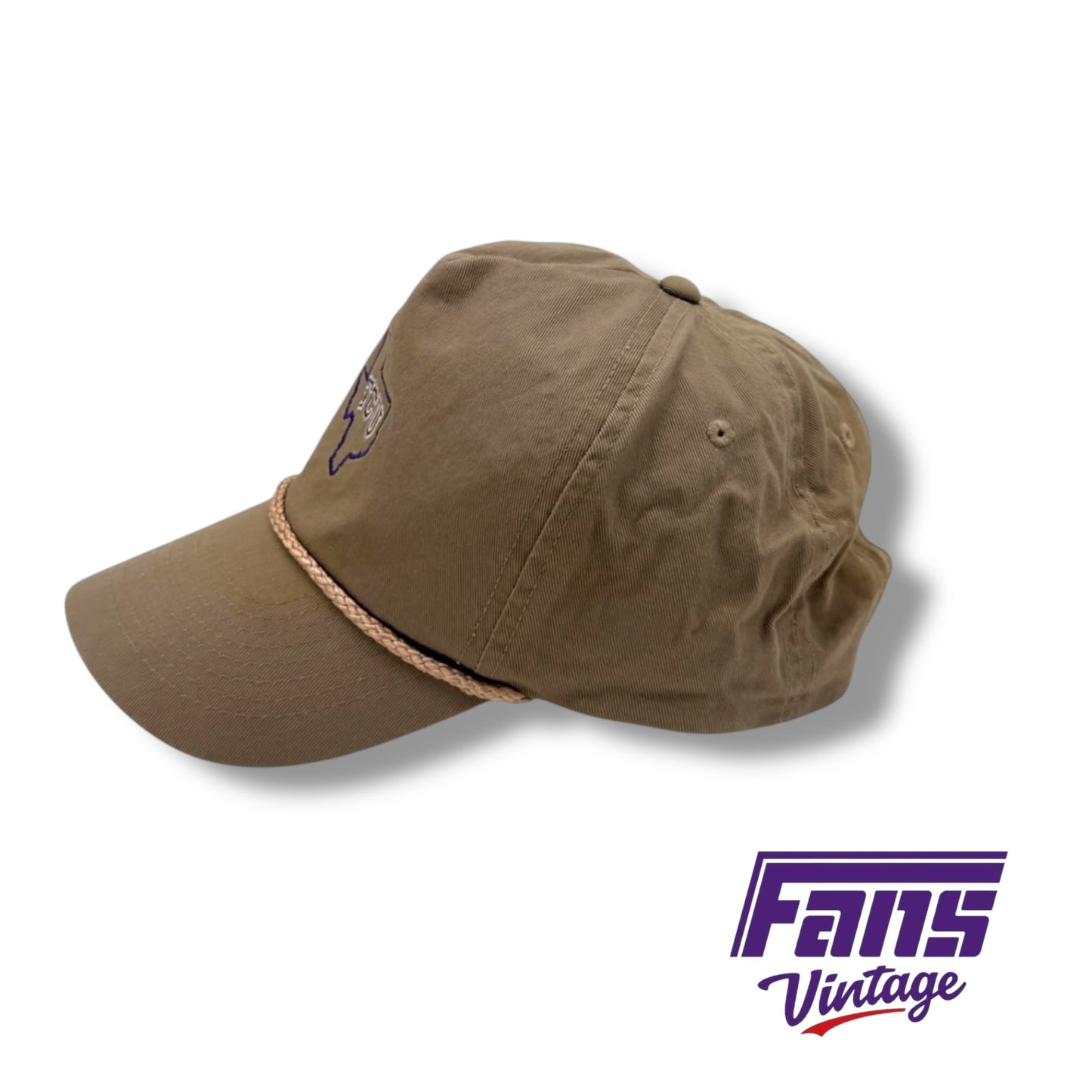 Vintage TCU Texas Logo 'Party Beater' Rope Hat