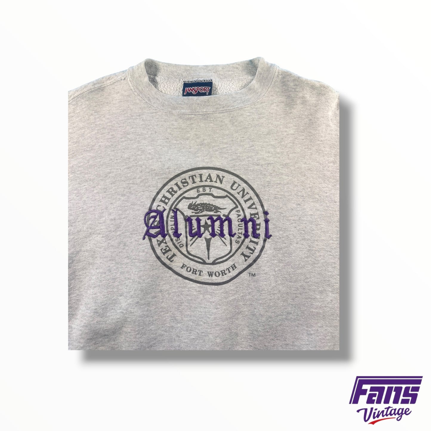 Vintage TCU Alumni School Seal Crewneck