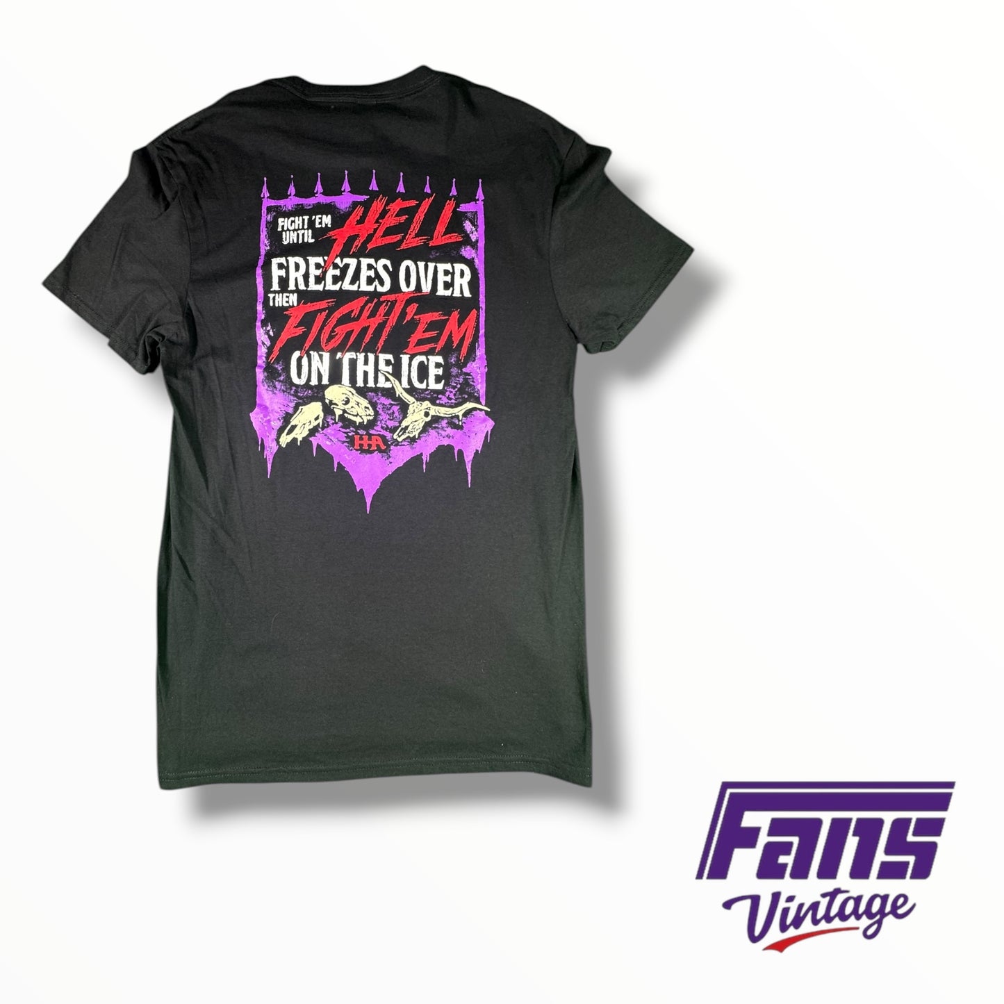 TCU Player Issued ‘Give Em Hell’ Double Sided Tee