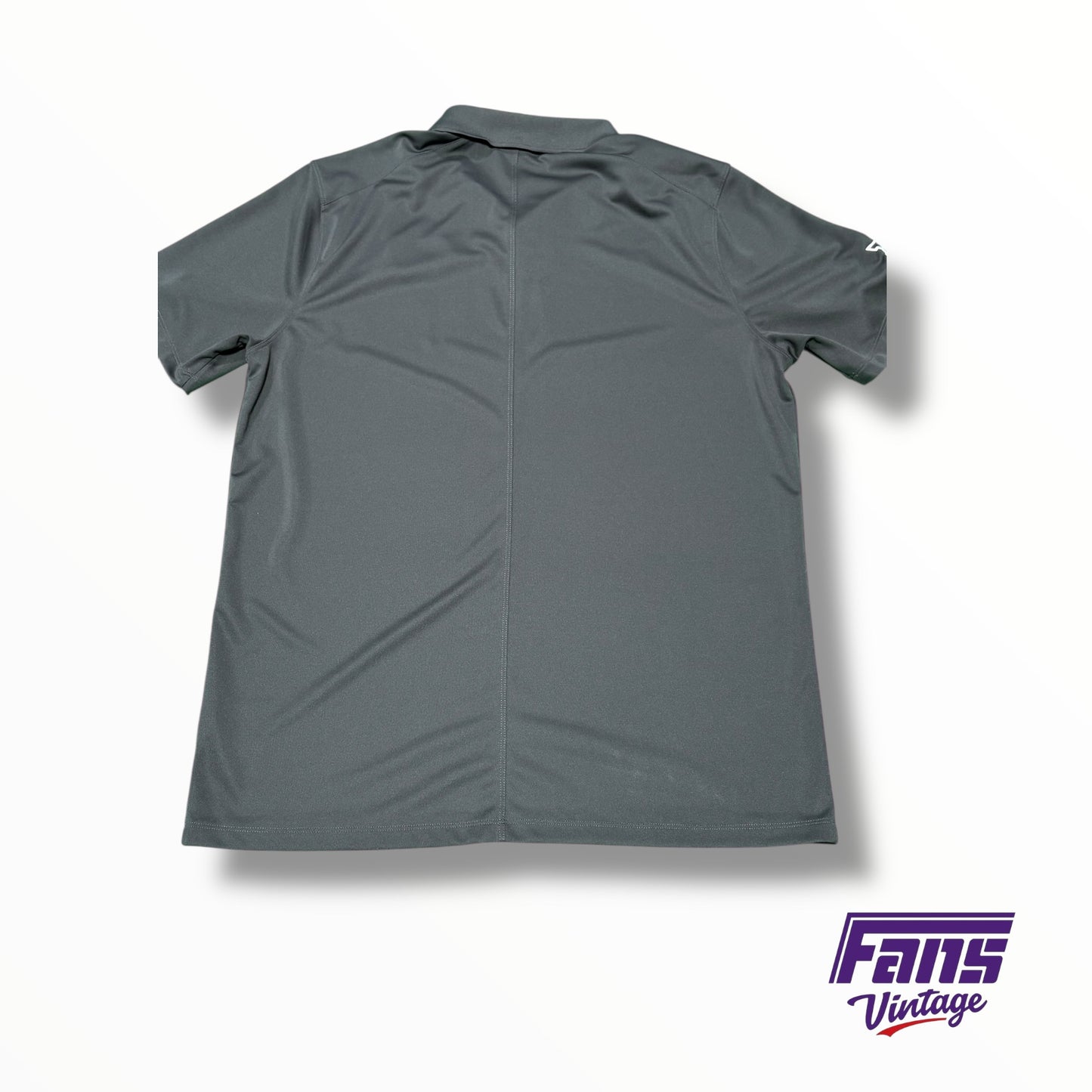 TCU Nike Team Issued Men’s Basketball Anthracite Gray Polo