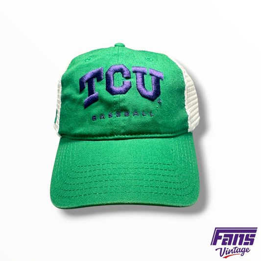 TCU Baseball Saint Patrick’s Day Green Trucker Hat