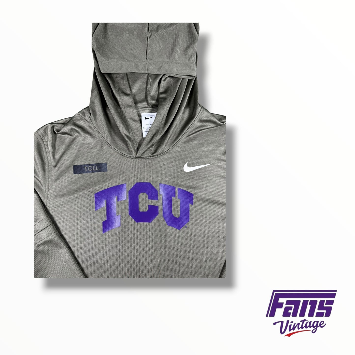 TCU Team Issued Nike ‘Salute to Service’ Veteran’s Day Coach Sideline Hooded Pullover