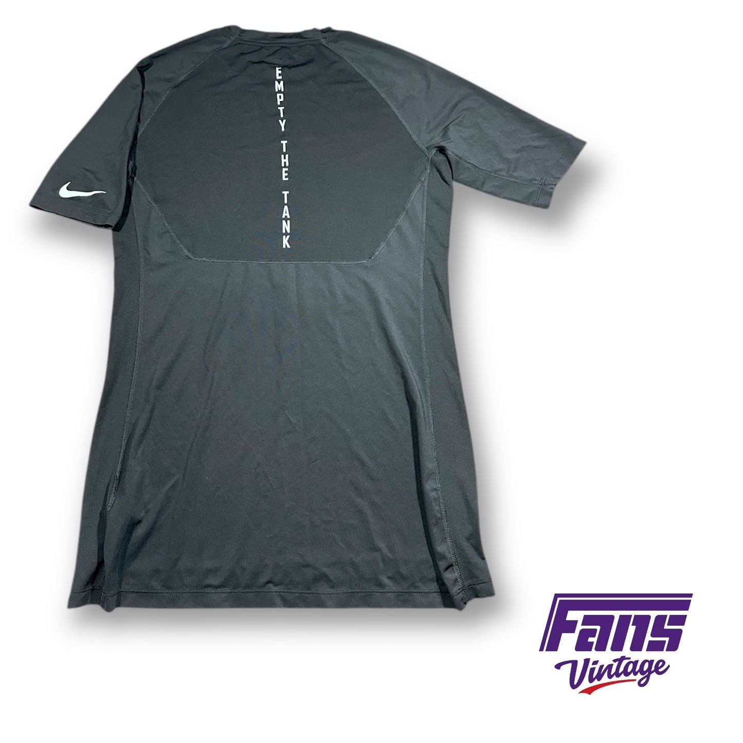 TCU Football Team Exclusive “DYFJ / Empty the Tank” CFP National Championship Year Custom Nike Pro Training Shirt