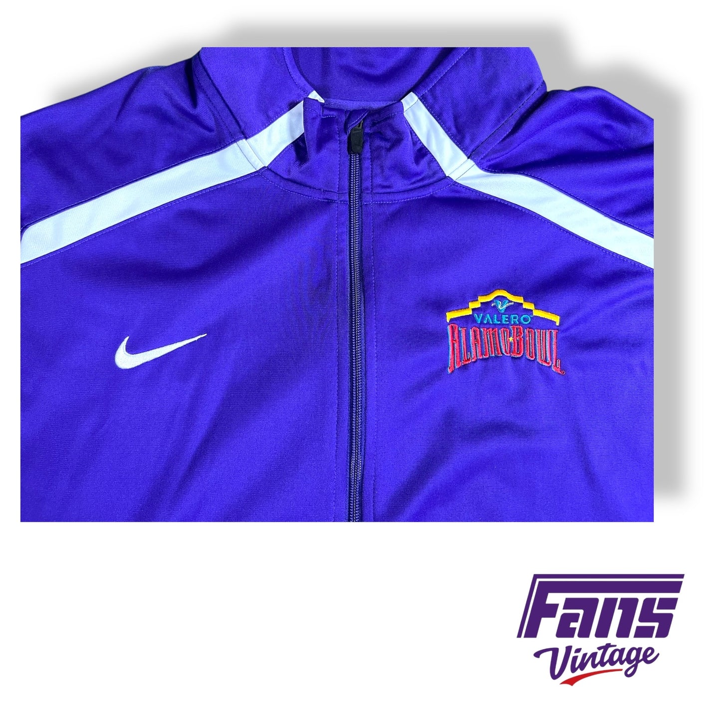 TCU Football Team Issued Alamo Bowl Nike Sideline Jacket