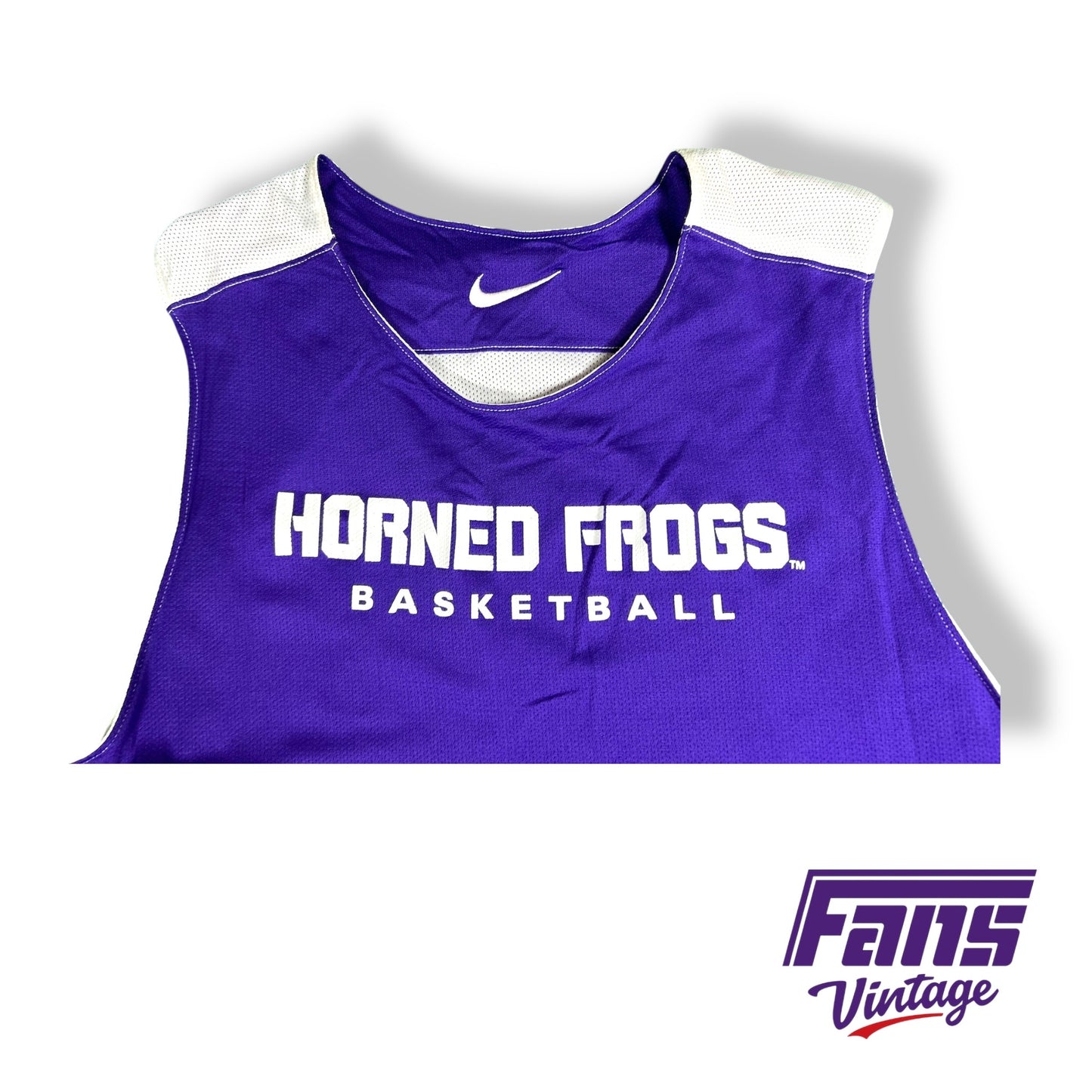 Rare TCU men’s basketball reversible jersey with two different logos!