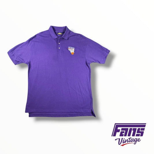90s Vintage TCU Basketball Polo with Sick Embroidered Logo