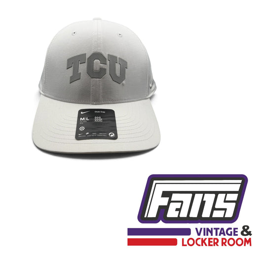 TCU Team Issued Nike Lightweight Running Hat With Rubber ‘TCU’ Lettering