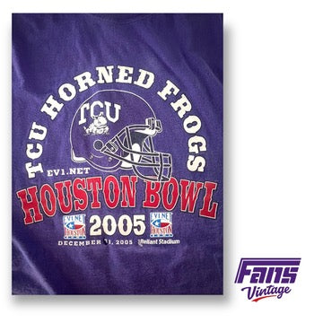 Vintage TCU 2005 Houston Bowl Tee