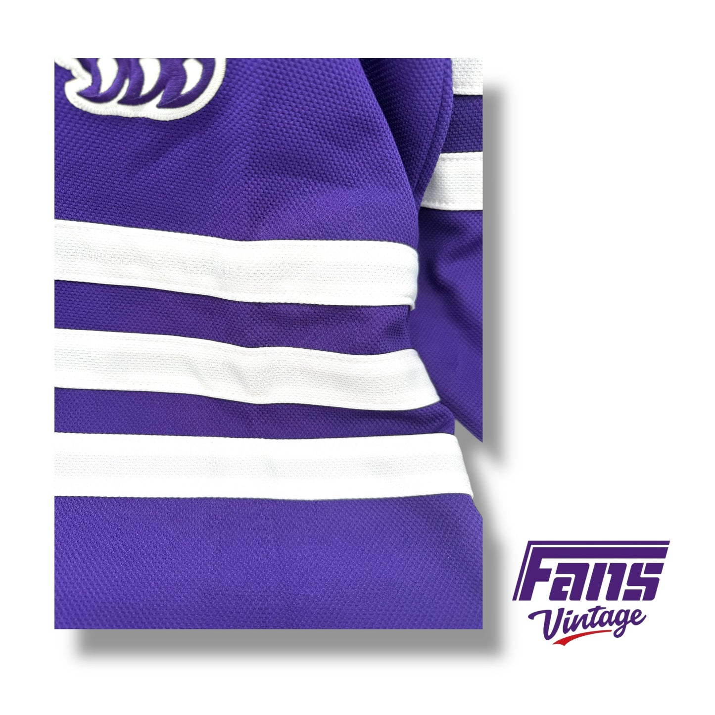 Fans Vintage TCU Hockey Sweater - Officially Licensed 2014 Replica Jersey