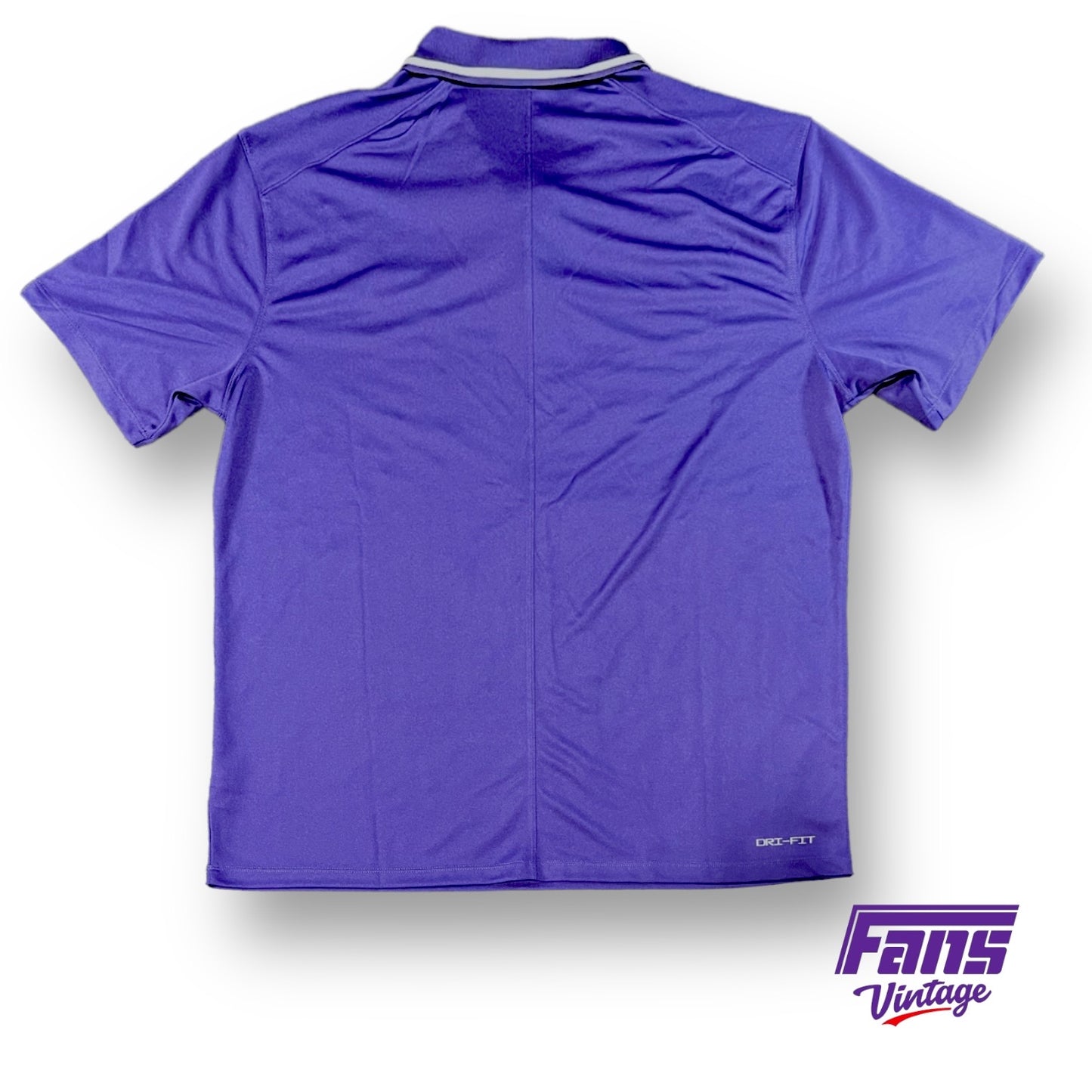 TCU Football Nike Team Issue Lightweight Drifit Sideline Polo