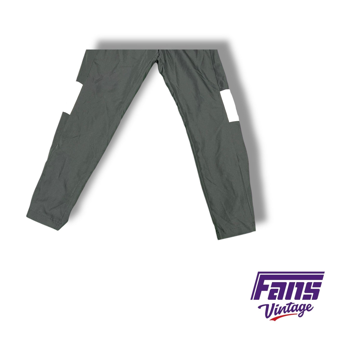 TCU Nike Team‑Issued Grey Nylon Travel Suit - Zip up jacket and pants