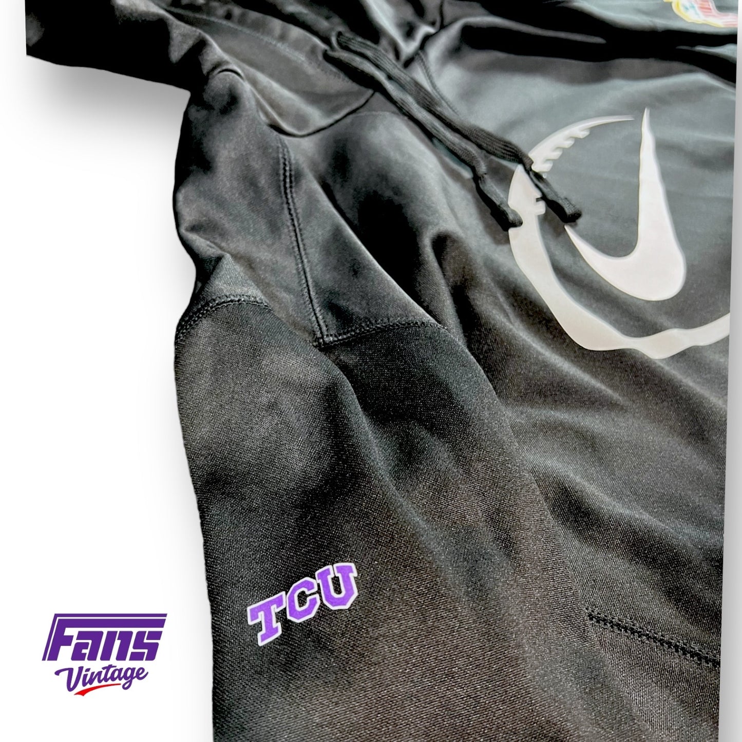 RARE! TCU Football Player Issue Alamo Bowl Nike Hoodie