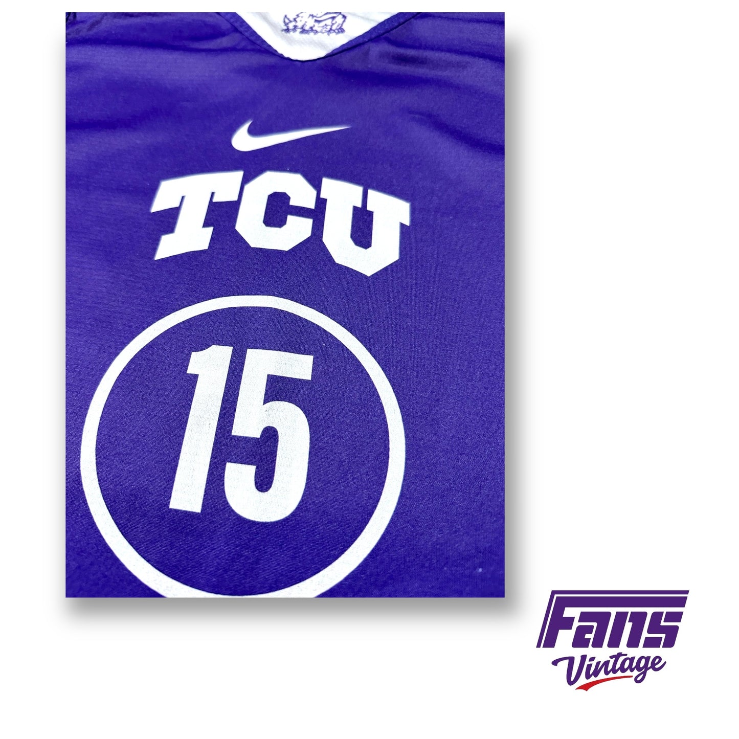 Team Issue Nike TCU Basketball Practice Jersey