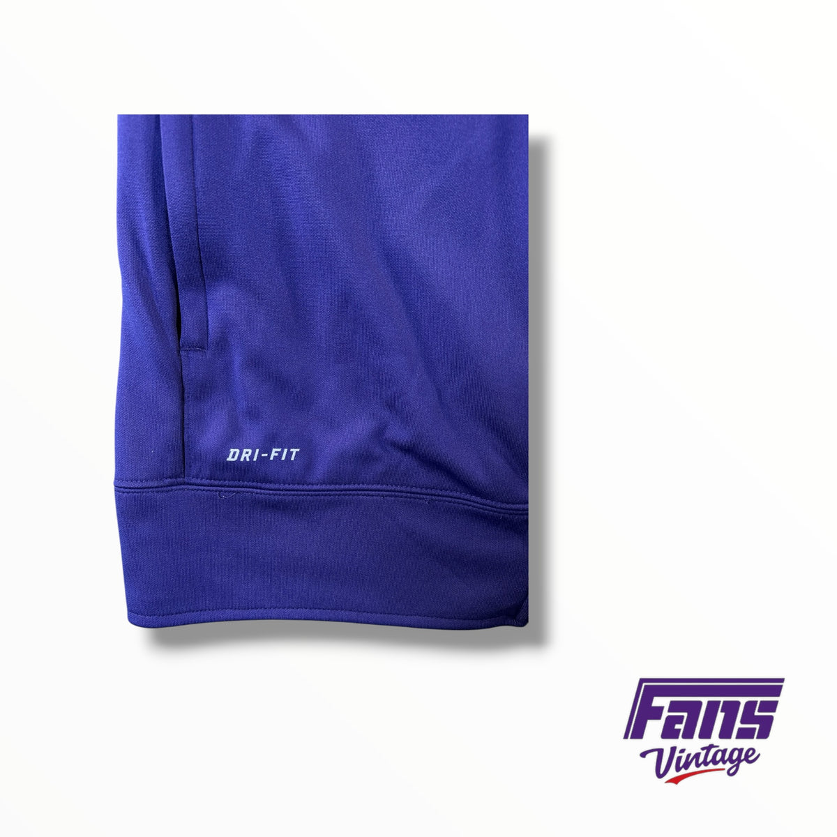 TCU Team Issued Nike Premium Frog Skin Full Zip Dri-Fit Jacket