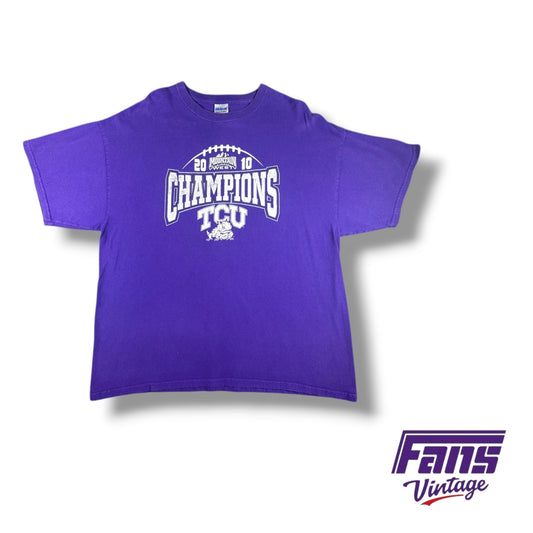Vintage 2010 TCU Mountain West Champions T-Shirt