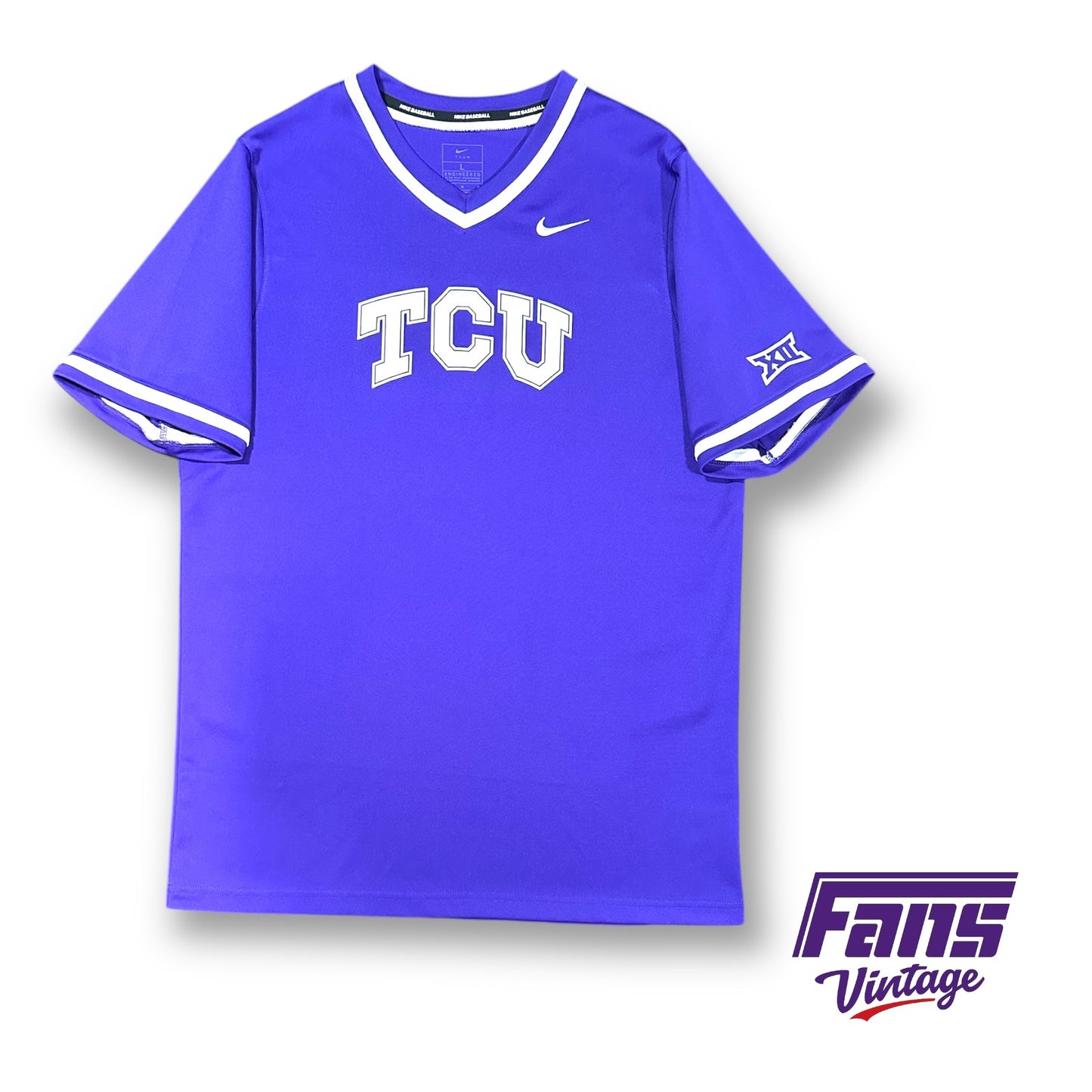 2022 TCU Baseball Game Worn Jersey - CWS Season Practice Jersey!