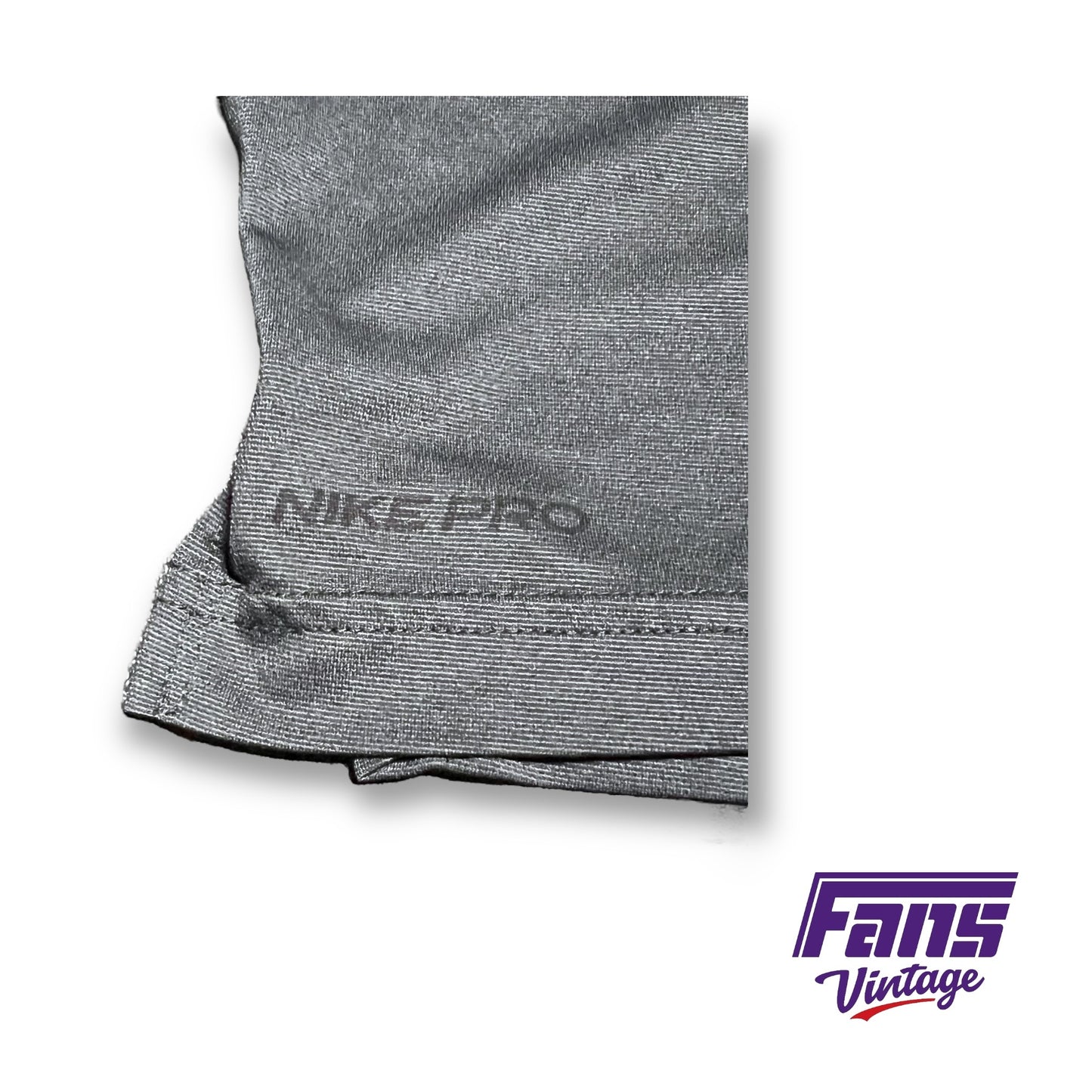TCU Football Player Exclusive Nike Dri-Fit Lightweight UV Hoodie - Black Out “Funky Town” Logo - Team Issued