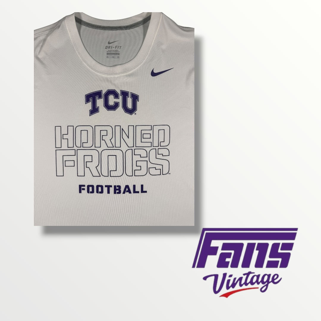 TCU Horned Frogs Team Issued Football Dri-Fit Tee