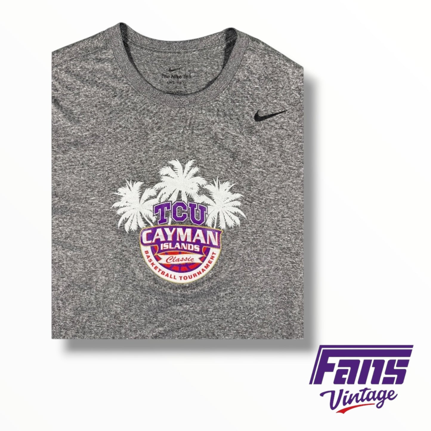 TCU Basketball Nike Team Issued ‘Cayman Islands Classic’ Tee