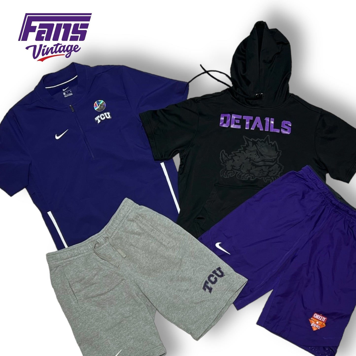 TCU Football “Nike Christmas” Team Exclusive Bundle - Size Adult Small