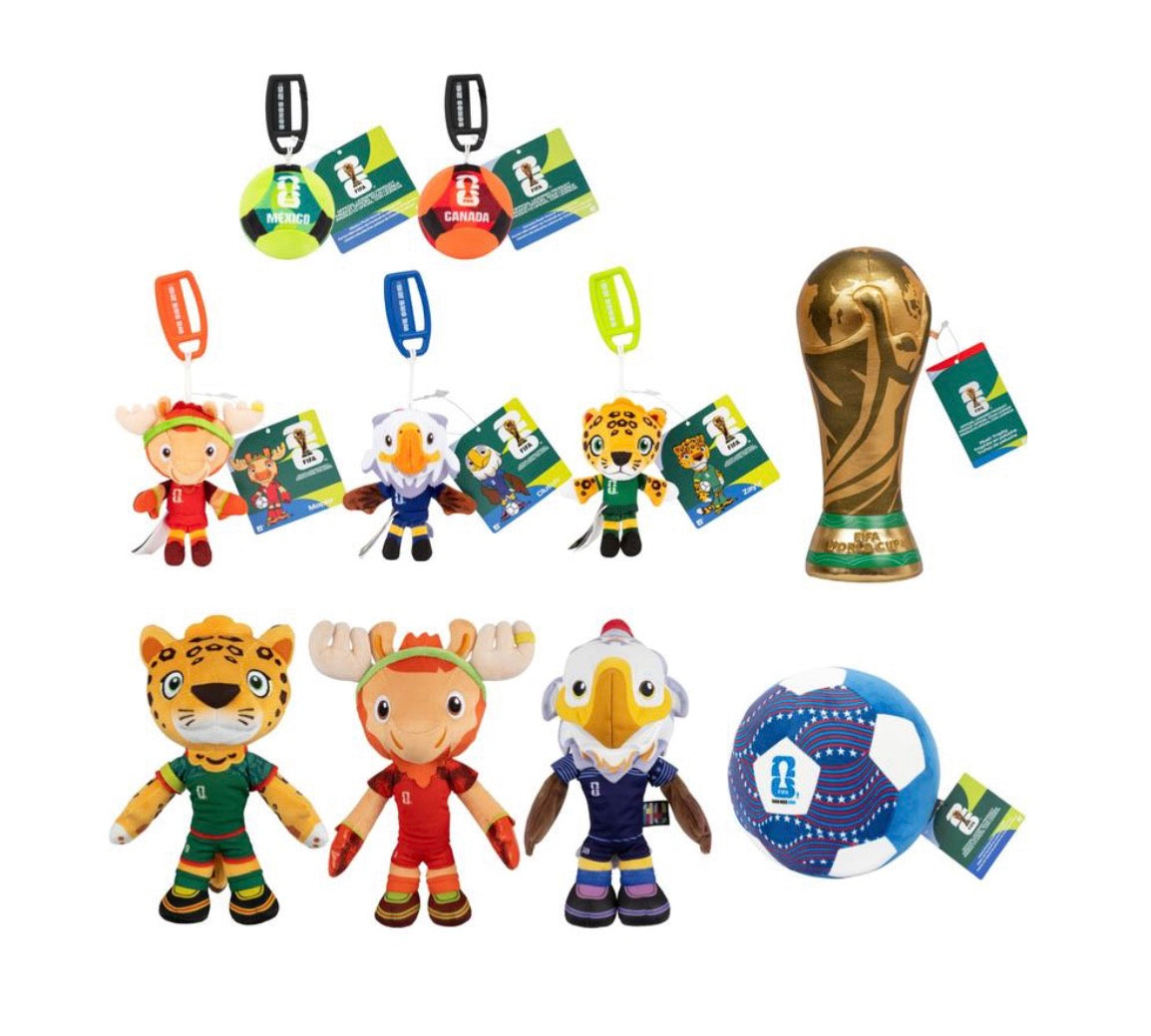 FIFA World Cup Soccer Plushies - Assorted Styles!