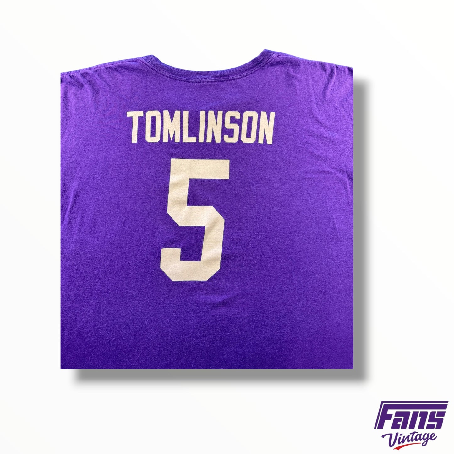 Vintage TCU Helmet Graphic, Tomlinson #5 Tee