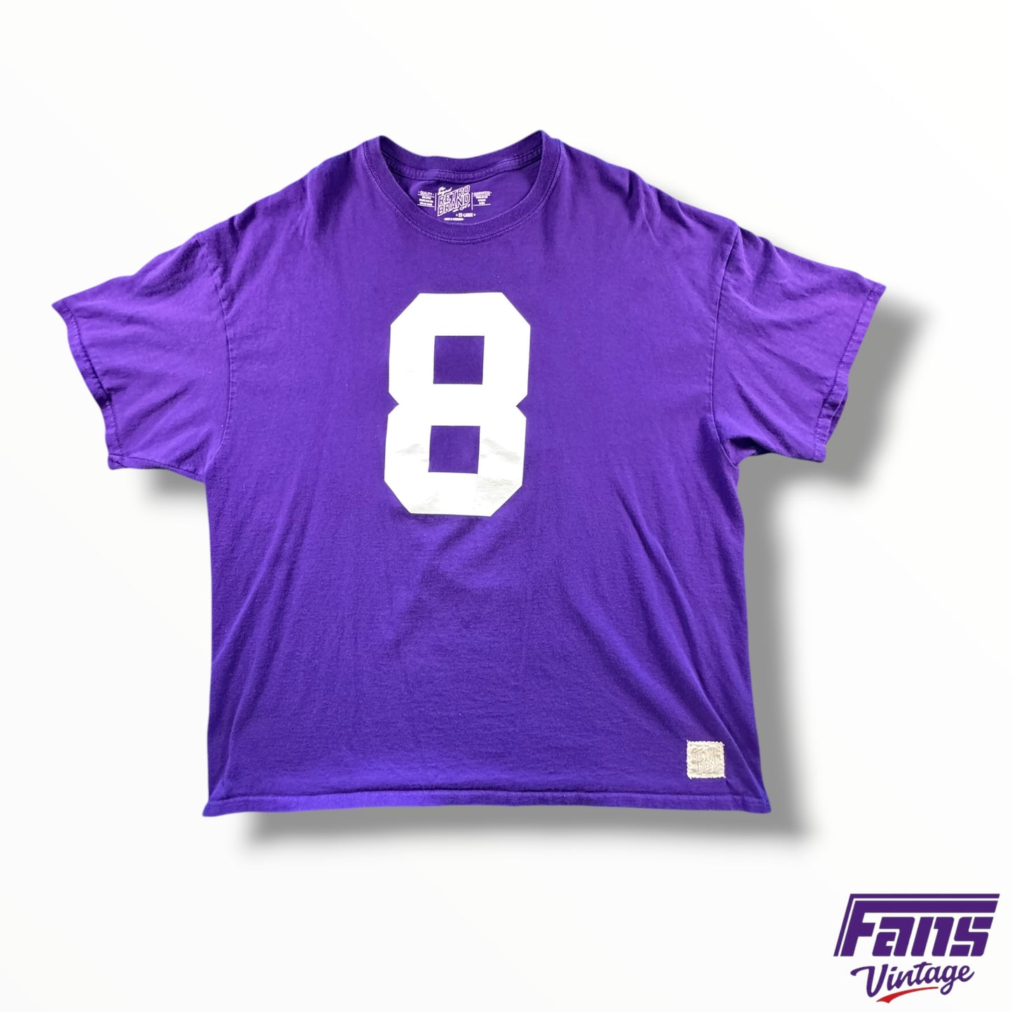 Vintage TCU Davey O’Brien #8 Jersey Style Tee