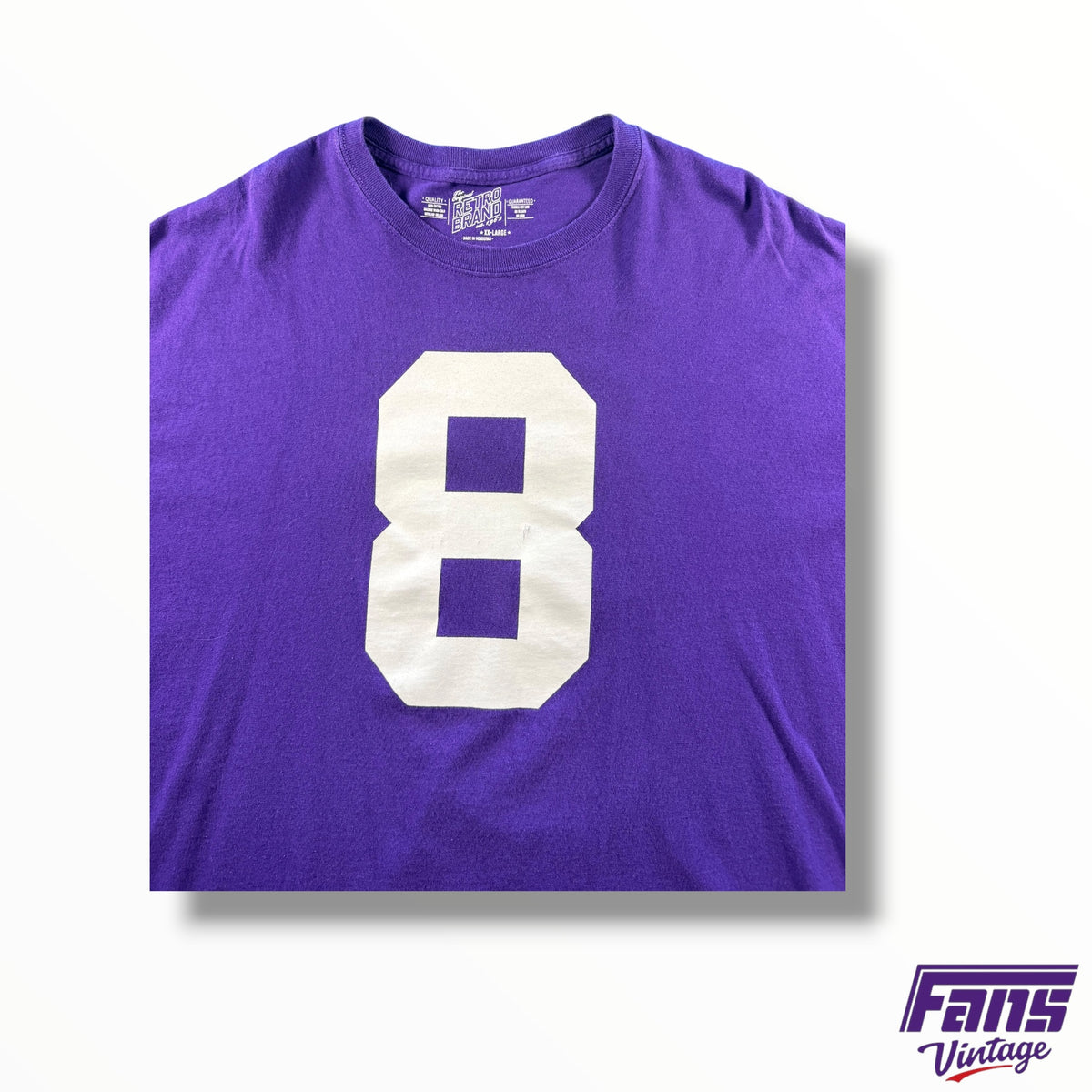 Vintage TCU Davey O’Brien #8 Jersey Style Tee