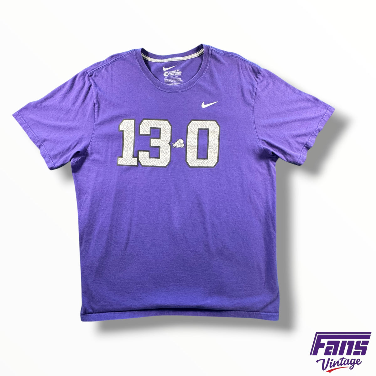 Vintage TCU Undefeated Season Nike Tee