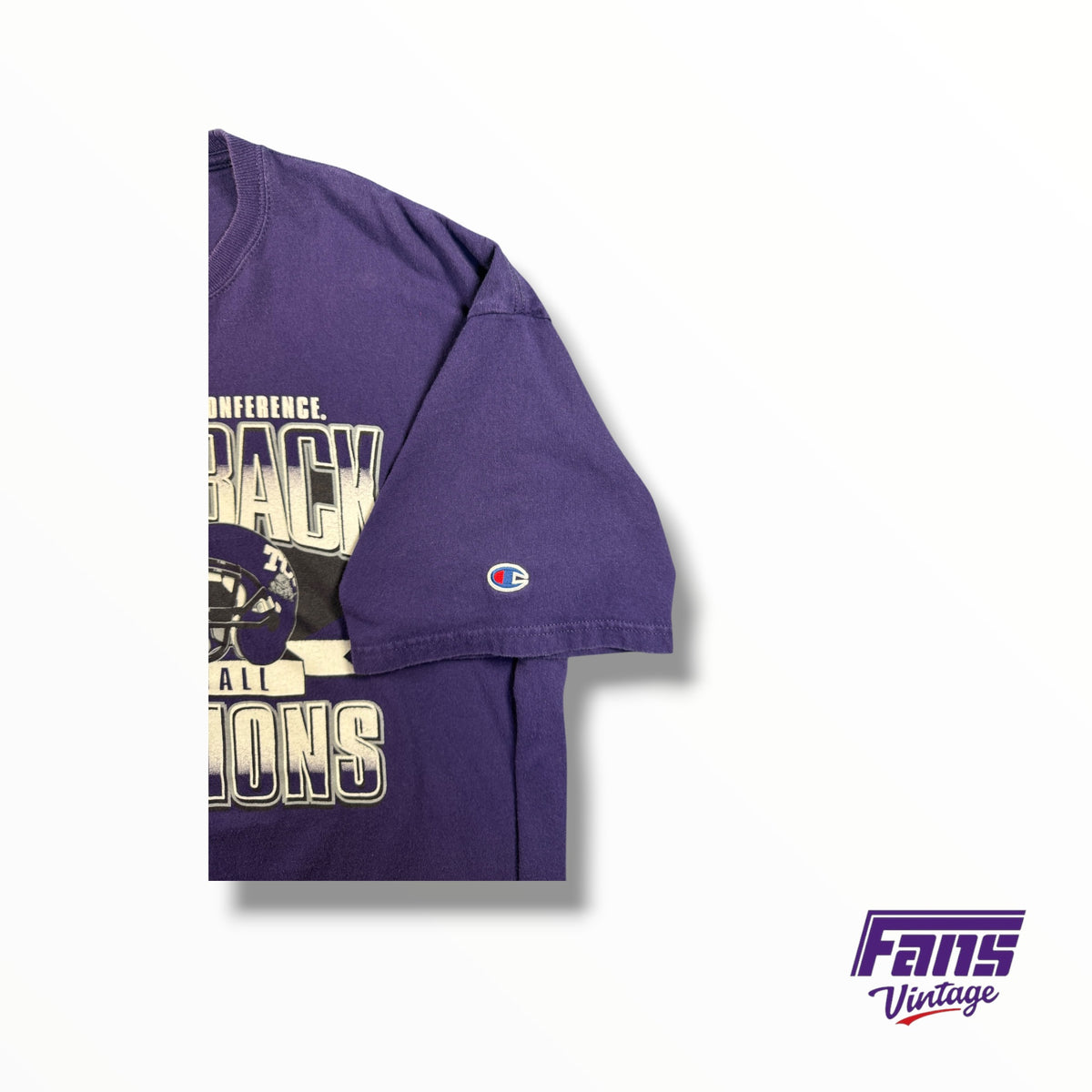 Vintage TCU 2010 Football Conference Champions ‘Back 2 Back’ Tee