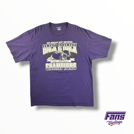 Vintage TCU 2010 Football Conference Champions ‘Back 2 Back’ Tee