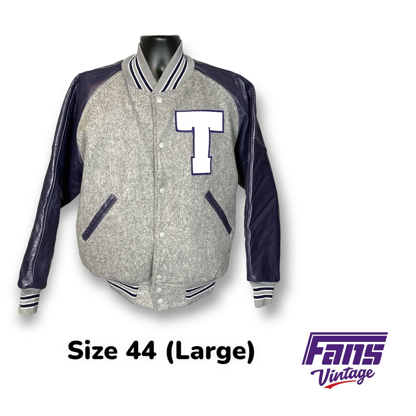 Vintage TCU Varsity Letterman Jacket - Block T
