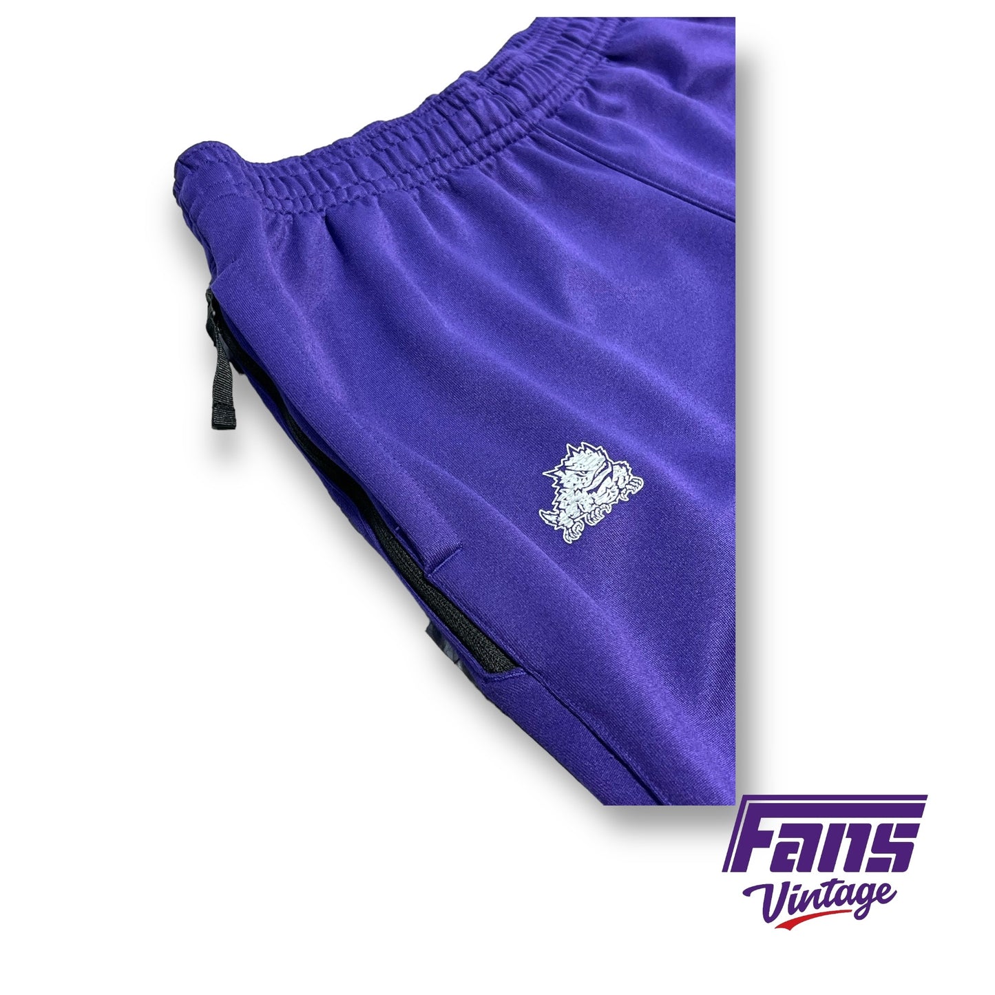 TCU Basketball Team Exclusive Nike Purple Travel Set - awesome details!