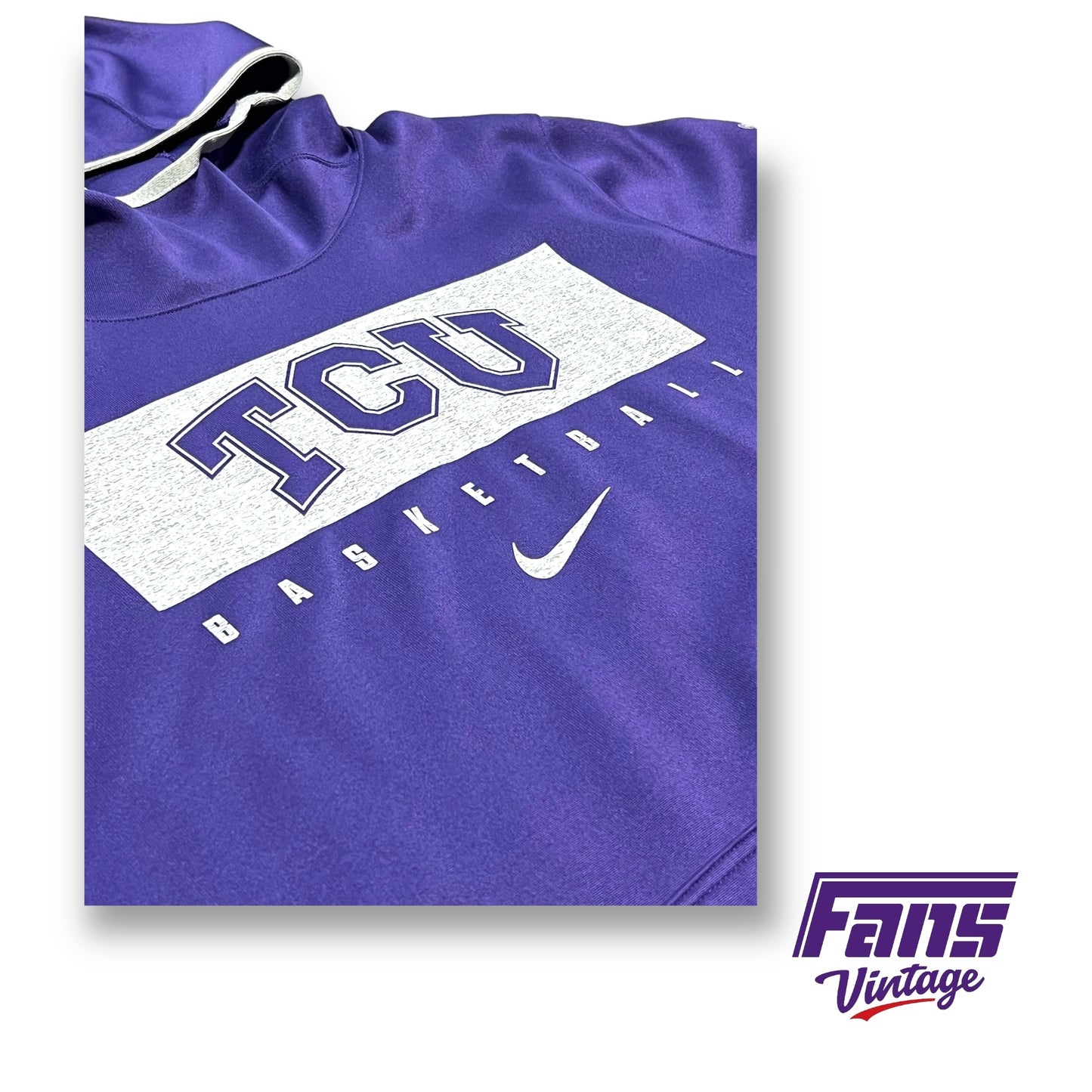 TCU Basketball Team Exclusive Nike Purple Travel Set - awesome details!